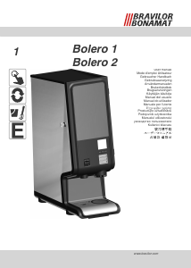 Kullanım kılavuzu Bravilor Bolero 1 Kahve makinesi