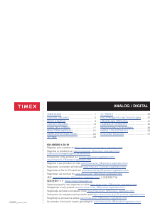 Mode d’emploi Timex TW4B17100ZA Expedition Montre