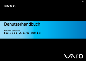 Bedienungsanleitung Sony Vaio VGC-LT1SR Desktop