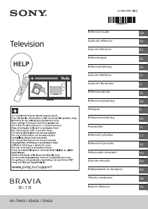 Handleiding Sony Bravia KD-65AG9 OLED televisie