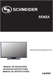 Handleiding Schneider Senza 3920 Smart FHD LED televisie