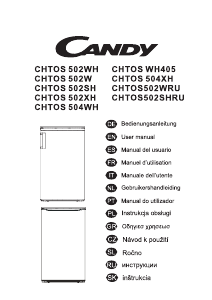 Manual Candy CHTOS 502W Refrigerator