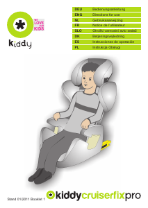 Manual Kiddy Cruiserfix Pro Car Seat