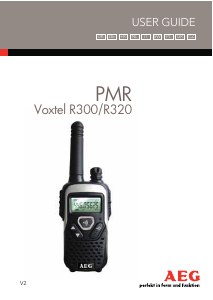 Mode d’emploi AEG Voxtel R320 Talkie-walkie