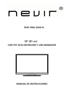 Bruksanvisning Nevir NVR-7400-32HD-N LED TV