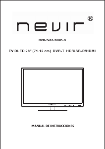 Manual Nevir NVR-7401-28HD-N Televisor LED