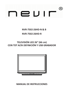 Handleiding Nevir NVR-7502-26HD-B LED televisie