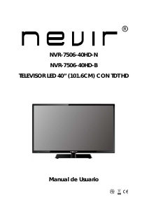 Manual de uso Nevir NVR-7506-40HD-N Televisor de LED