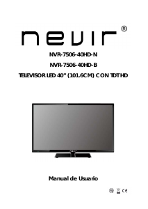 Handleiding Nevir NVR-7506-40HD-N LED televisie