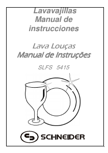 Manual Schneider SLFS 5415 Máquina de lavar louça