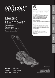 Manual Cotech 900 W Lawn Mower