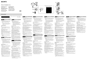 Руководство Sony MDR-AS210AP Наушники