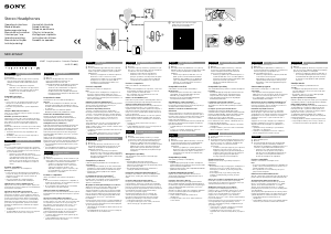 Руководство Sony MDR-EX155AP Наушники