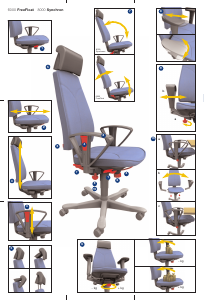 Mode d’emploi Kinnarps 8000 Synchron Chaise de bureau