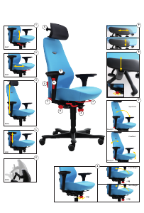 Руководство Kinnarps Plus8 Офисное кресло