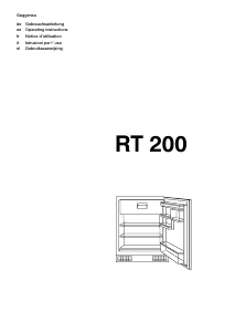 Bruksanvisning Gaggenau RT200100 Kylskåp