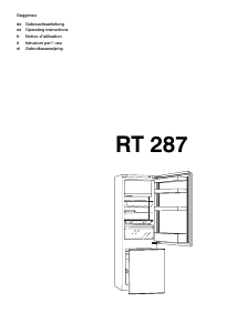 Mode d’emploi Gaggenau RT287202 Réfrigérateur combiné