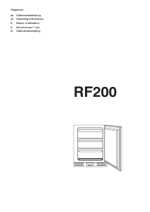 Bruksanvisning Gaggenau RF200200 Frys