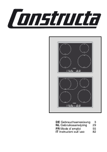 Bedienungsanleitung Constructa CA42350 Kochfeld