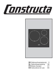 Manual Constructa CA423350 Hob