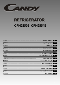 Bedienungsanleitung Candy CFM 2355 Kühl-gefrierkombination