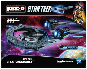 Bedienungsanleitung Kre-O set A4364 Star Trek U.S.S. Vengeance
