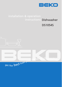 Handleiding BEKO DS 1054 S Vaatwasser