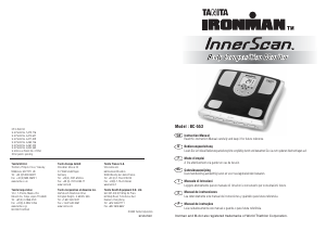 Manuale Tanita BC-553 InnerScan Bilancia