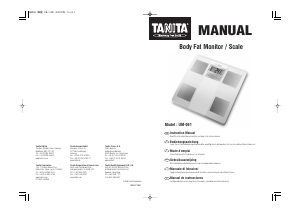 Handleiding Tanita UM-061 Weegschaal