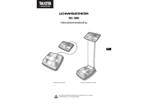 Handleiding Tanita SC-330 Weegschaal