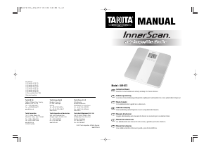 Handleiding Tanita UM-073 InnerScan Weegschaal