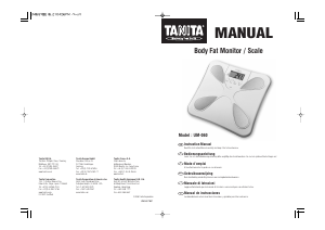 Manuale Tanita UM-060 Bilancia