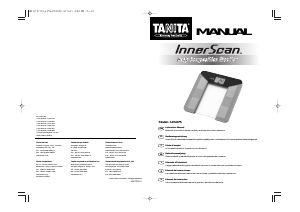 Manual de uso Tanita UM-075 InnerScan Báscula