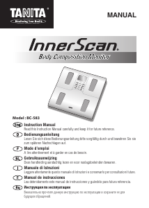 Mode d’emploi Tanita BC-583 InnerScan Pèse-personne
