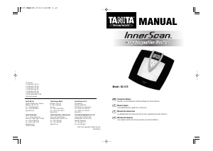 Handleiding Tanita BC-573 InnerScan Weegschaal