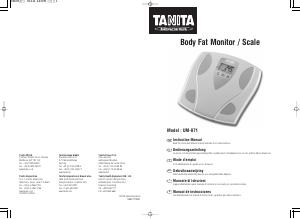 Manuale Tanita UM-071 Bilancia