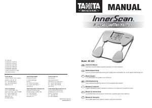 Manual Tanita BC-534 InnerScan Balança