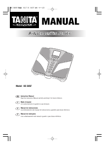 Manual Tanita BC-585F Balança