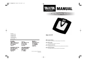 Handleiding Tanita BC-577F Weegschaal