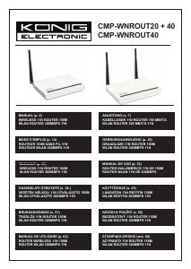 Manuál König CMP-WNROUT40 Router