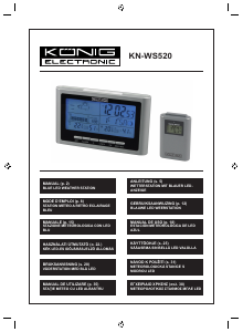 Käyttöohje König KN-WS520 Sääasema