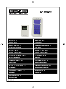 Manuale König KN-WS210 Stazione meteorologica