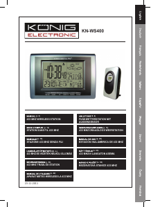 Manuale König KN-WS400 Stazione meteorologica