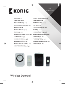 Návod König SAS-WDB401 Domový zvonček