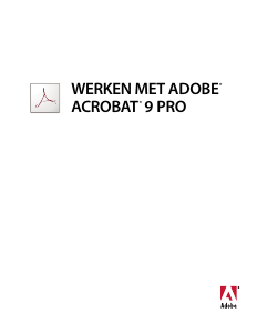 Handleiding Adobe Acrobat 9 Pro