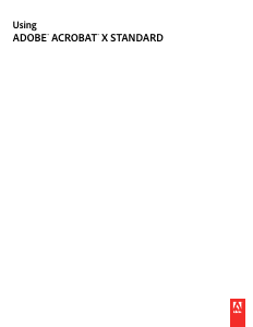 Handleiding Adobe Acrobat X Standard