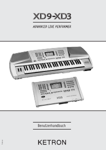 Bedienungsanleitung Ketron XD9 Tastatur