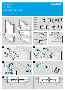 Priročnik ASSA ABLOY DC500 Zapiralec vrat