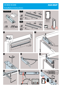 Használati útmutató ASSA ABLOY DC840 Ajtóbehúzó