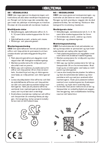 Käyttöohje Biltema 21-939 Kello